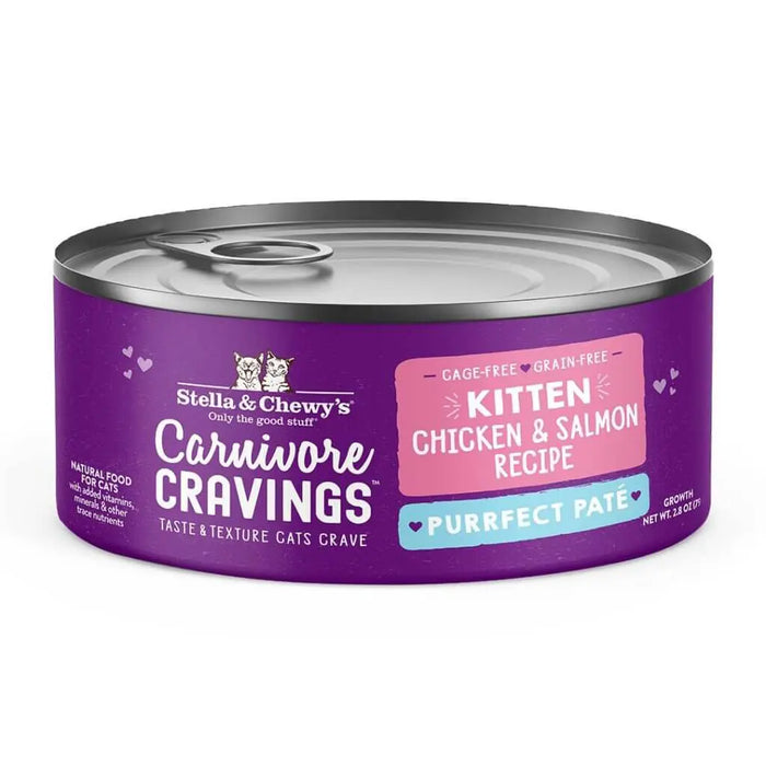 Stella & Chewy's Carnivore Cravings Purrfect Pate Kitten Chicken & Salmon Recipe