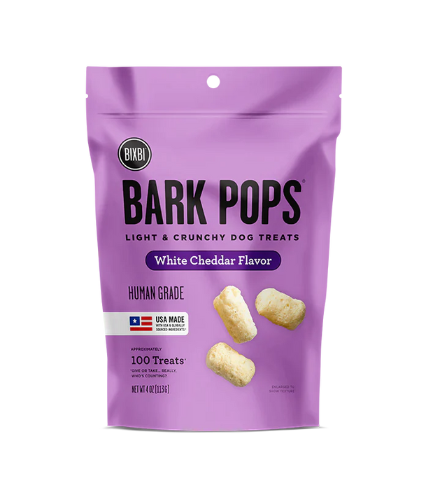 BIXBI Bark Pops for Dogs - White Cheddar Recipe