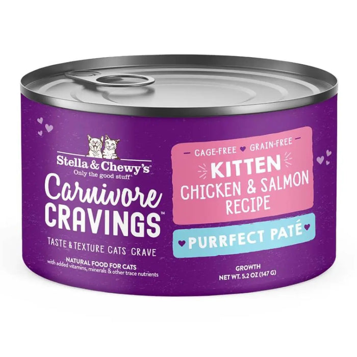 Stella & Chewy's Carnivore Cravings Purrfect Pate Kitten Chicken & Salmon Recipe