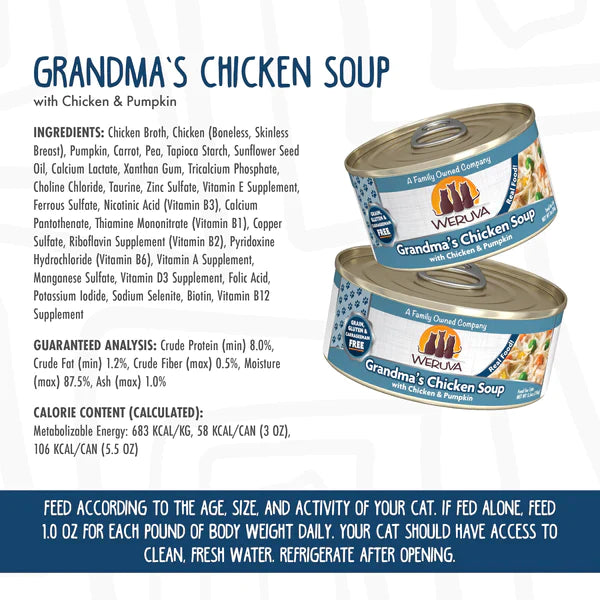 Weruva Grandma's Chicken Soup with Chicken & Pumpkin