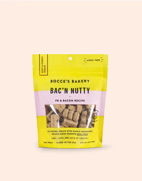 Bocce's Bakery Bac N Nutty Soft & Chewy Treats