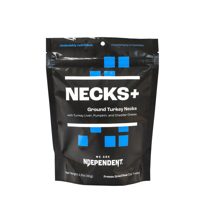Ndependent Necks+ Ground Turkey Necks Cat 1.5 Oz