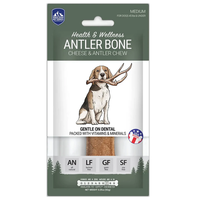 Himalayan Dog Chew Cheese & Antler Bone