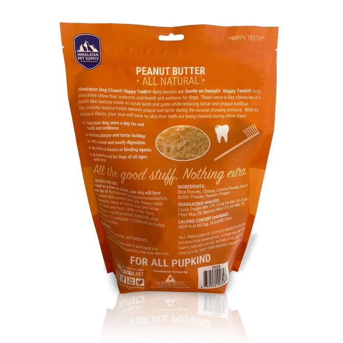 Himalayan Peanut Butter Happy Teeth Daily Dental