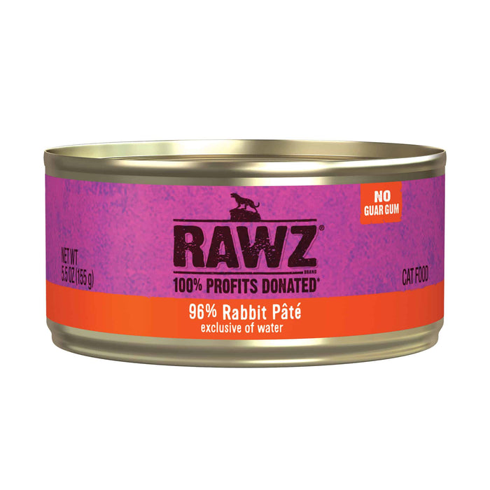 Rawz 96% Rabbit Pate Cat Food