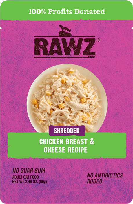 Rawz Shredded Chicken Breast & Cheese Cat Food Recipe