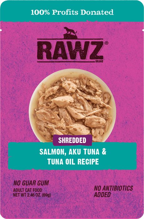 Rawz Shredded Salmon, Aku Tuna & Tuna Oil Cat Food Recipe