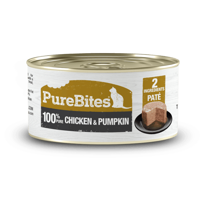 PureBites Chicken & Pumpkin Pure Protein Pate for Cats