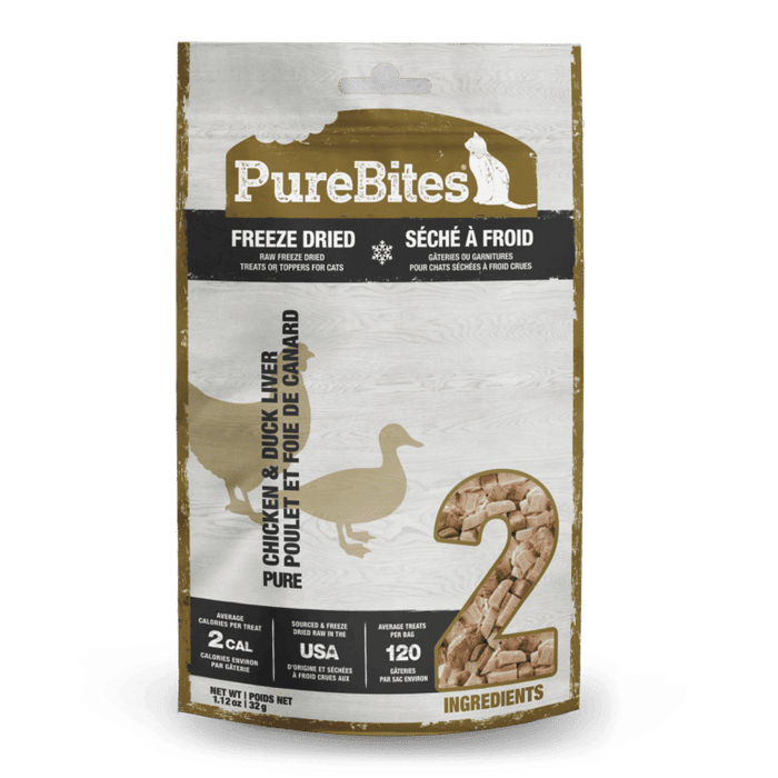 PureBites Chicken & Duck Freeze Dried Cat Treats