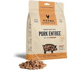 Vital Essentials Freeze-dried Raw Pork Entree Mini Nibs Cat Food