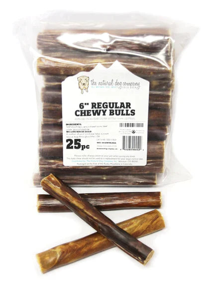 Tuesday's Natural Dog Company 6" Chewy Bulls (Bulk)