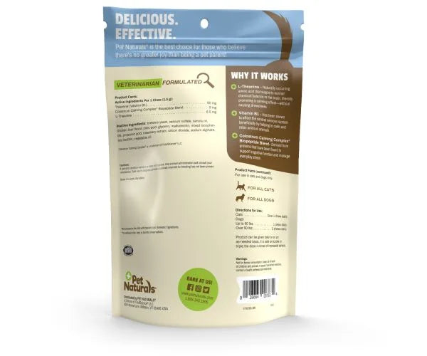 Pet Naturals Calming For Dogs And Cats