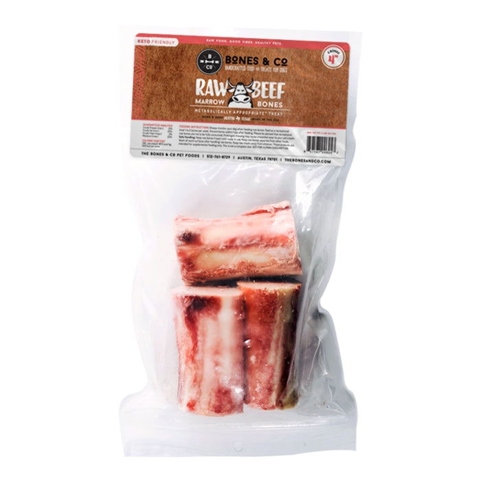 BONES & CO FROZEN BONES BEEF 4" 3 PACK