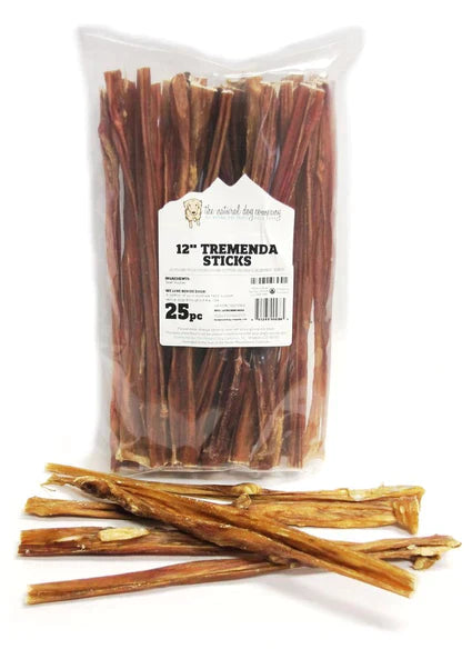 Tuesday's Natural Dog Company 12" Tremenda Sticks (Bulk)