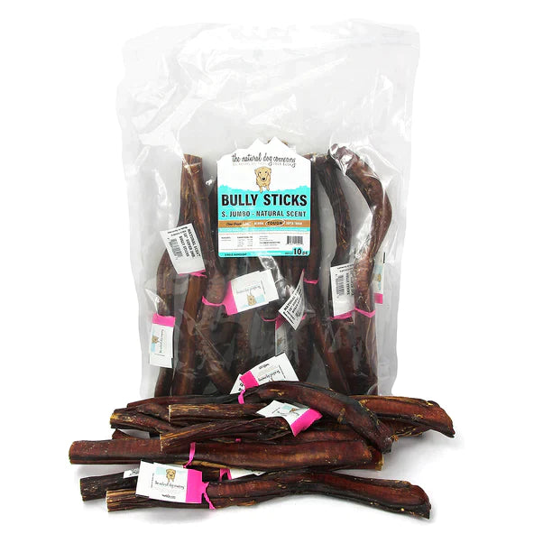 Tuesday's Natural Dog Company 12" Super Jumbo Bully Stick - Natural Scent (Bulk)