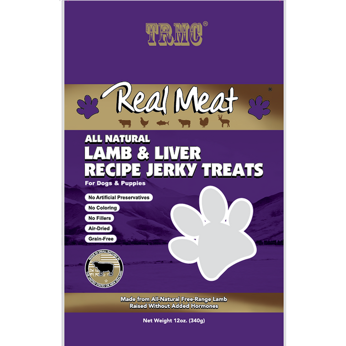 Real Meat Dog Treats Lamb Liver Jerky Treats