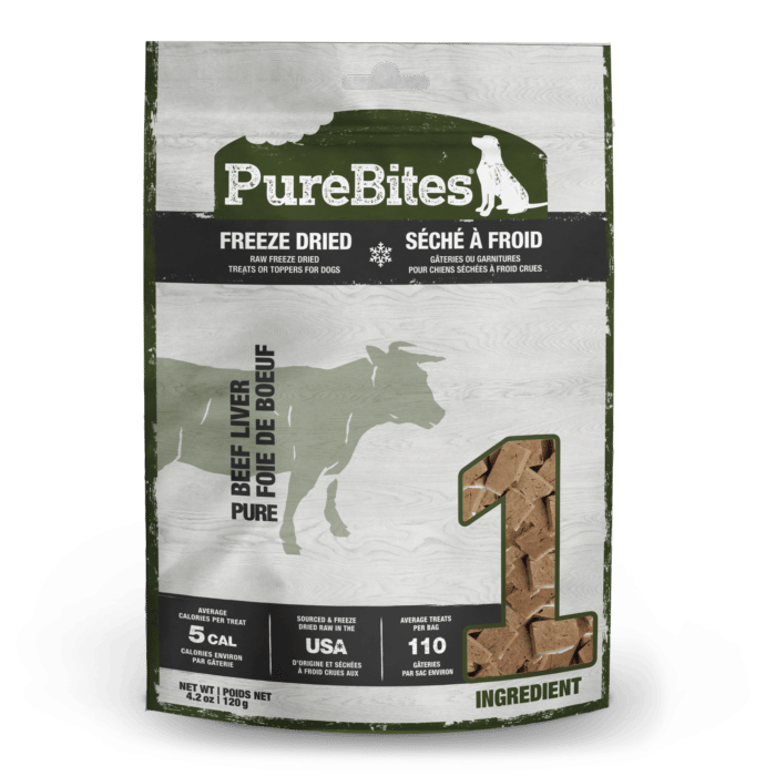 PureBites Beef Liver Freeze Dried Dog Treats