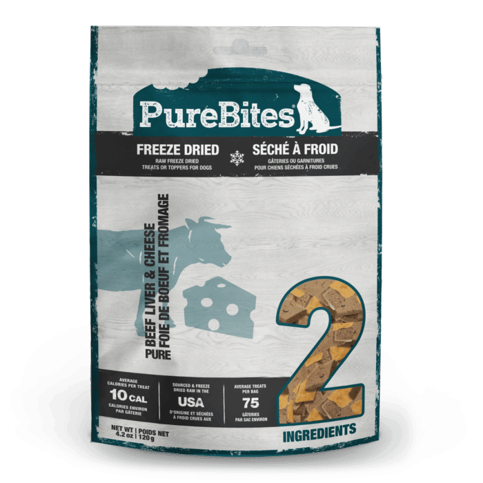 PureBites Beef & Cheese Freeze Dried Dog Treats