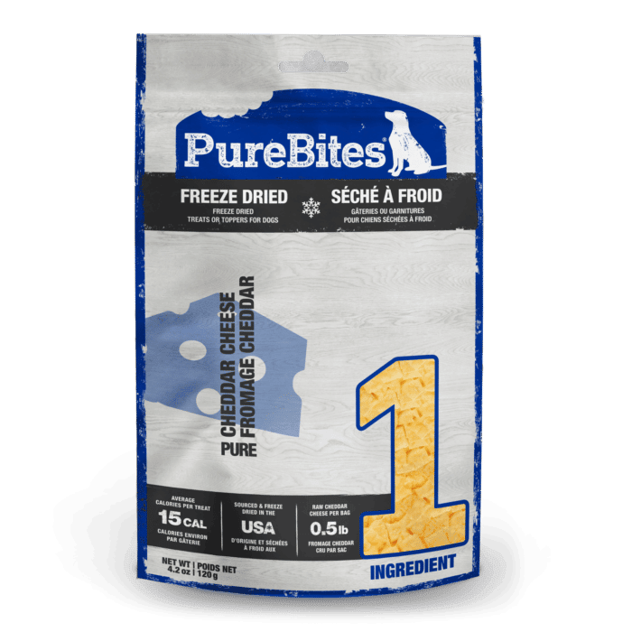 PureBites Cheddar Cheese Freeze Dried Dog Treats