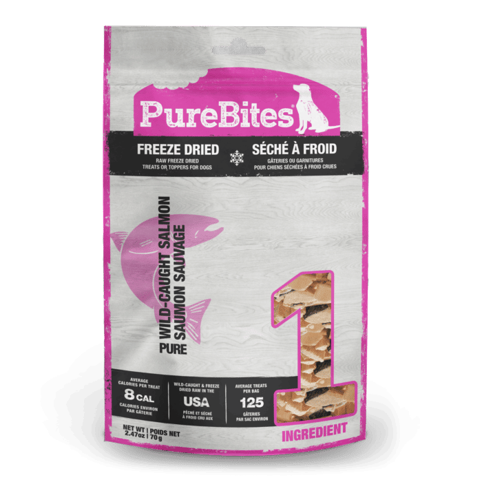 PureBites Salmon Freeze Dried Dog Treats