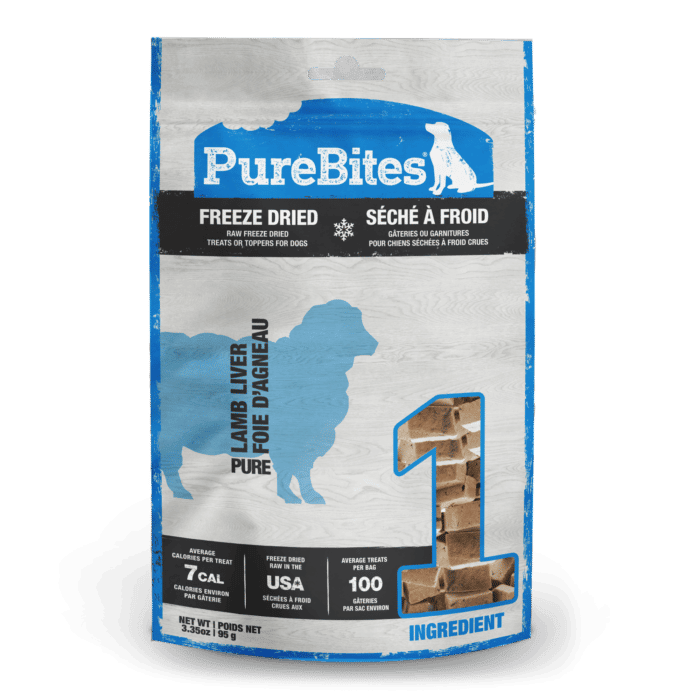 PureBites Lamb Liver Freeze Dried Dog Treats