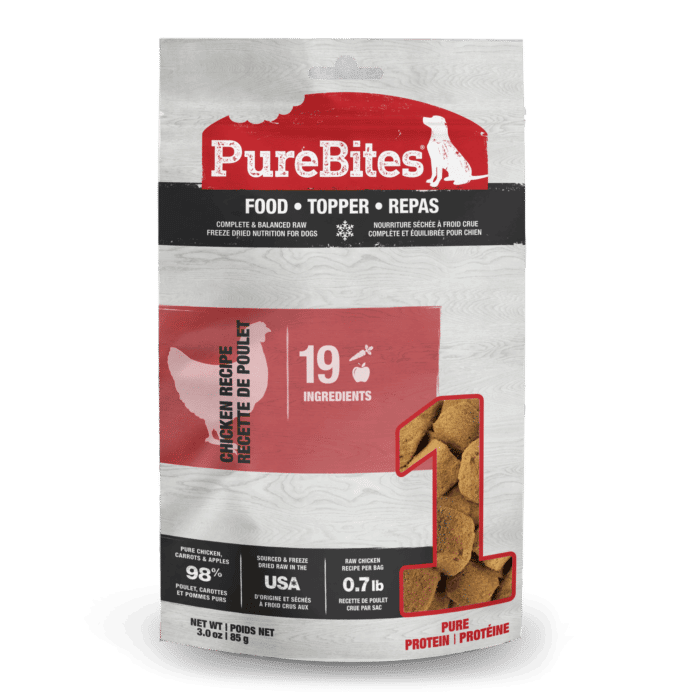 PureBites Chicken Freeze Dried Dog Food â ¢ Topper