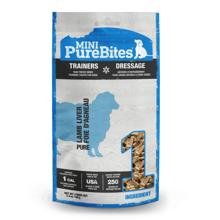 PureBites Lamb Liver Freeze Dried Mini Dog Treats