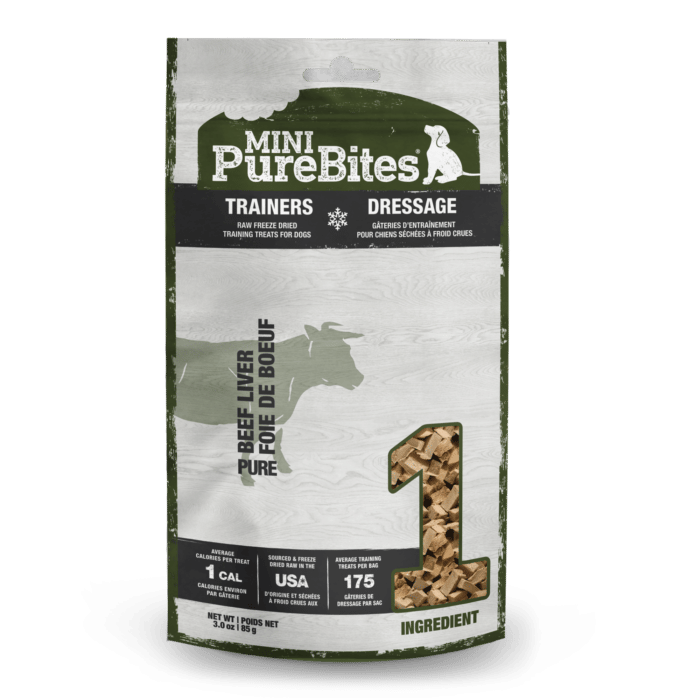 PureBites Beef Liver Freeze Dried Mini Dog Treats