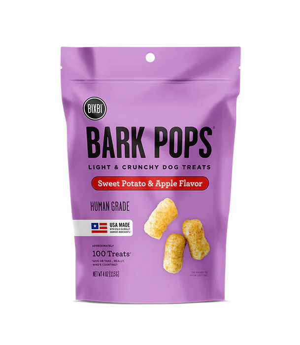 BIXBI Bark Pops for Dogs - Sweet Potato & Apple Recipe