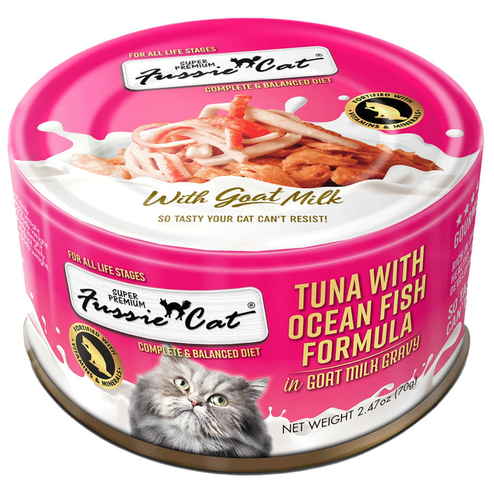 FUSSIE CAT TUNA OCEAN FISH IN GRAVY 2.47 OZ