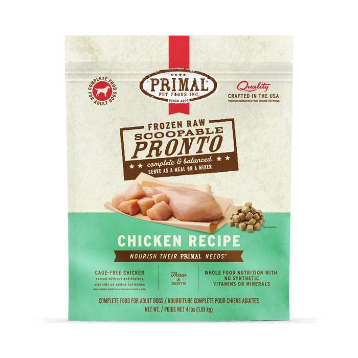 PRIMAL PRONTO FROZEN DOG FOOD