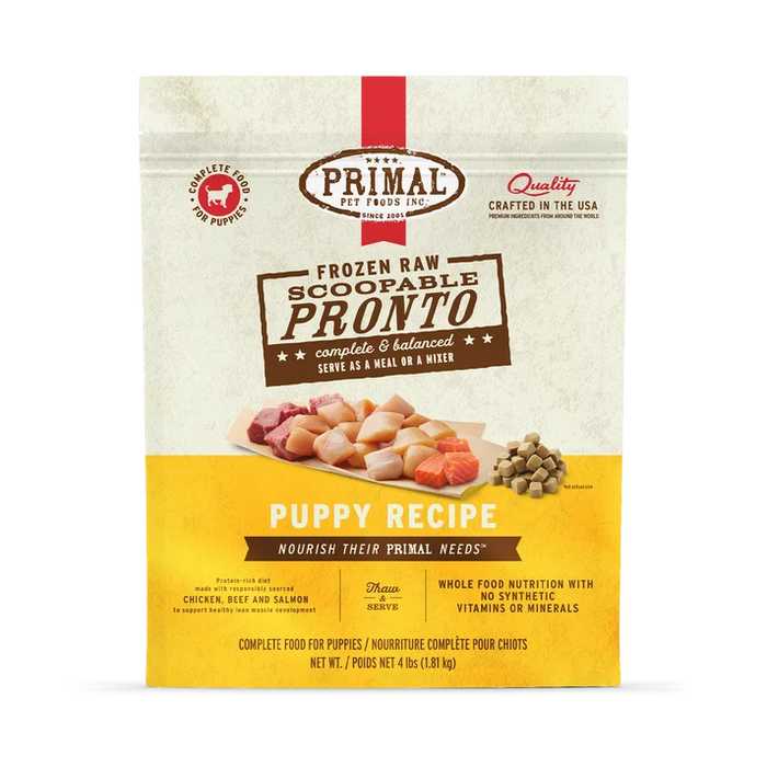 PRIMAL PRONTO FROZEN DOG FOOD