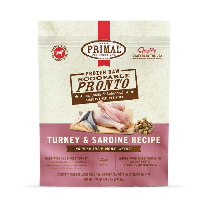 PRIMAL PRONTO FROZEN DOG FOOD