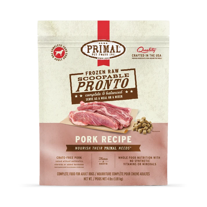 PRIMAL PRONTO FROZEN DOG FOOD