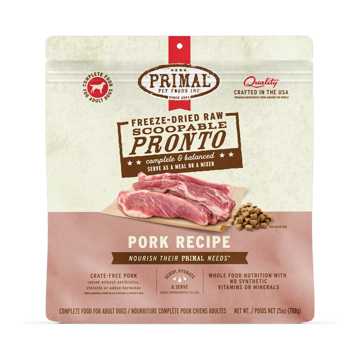 Pronto Primal Dog Foods Freeze-dried