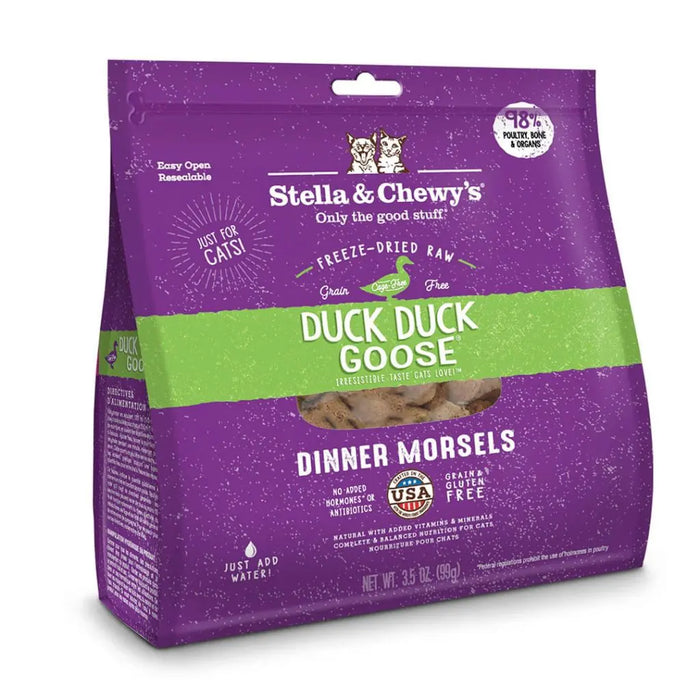 Stella & Chewy's Duck Goose Freeze-Dried Raw Dinner Morsels