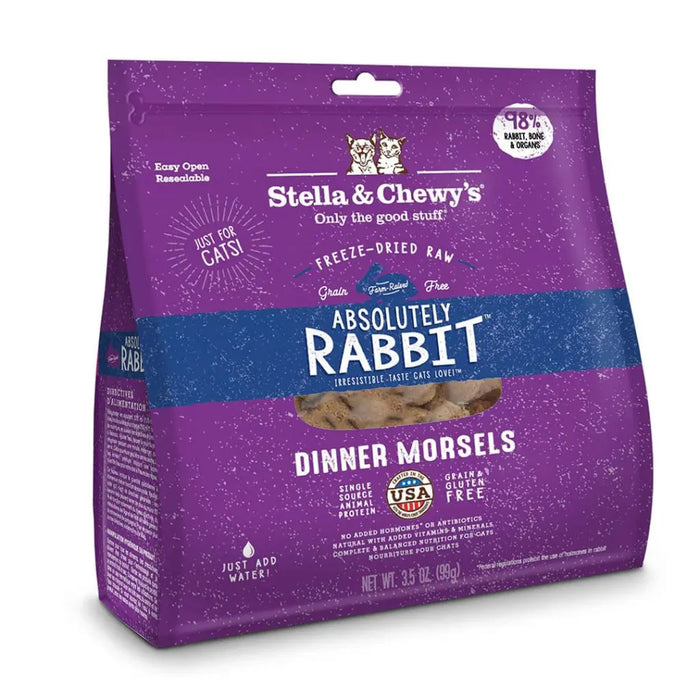Stella & Chewy's Absolutely Rabbit Freeze-Dried Raw Dinner Morsels