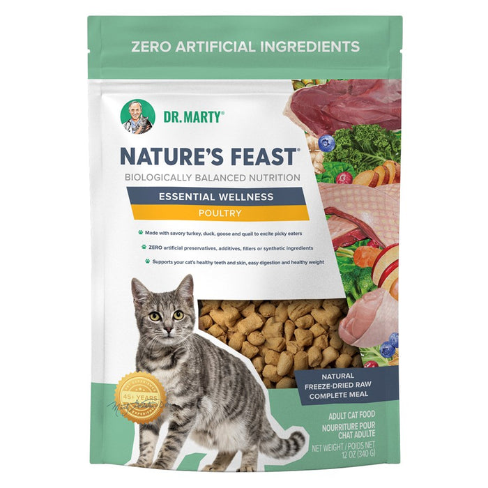 DR MARTY CAT NATURE'S FEAST ESSENTIAL WELLNESS POULTRY