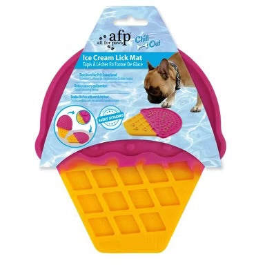 BRIGHTKINS DOG TOY TIE DYE ICE CREAM LICK MAT