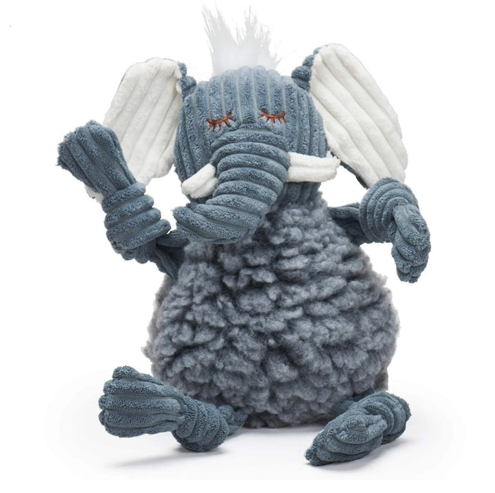 HUGGLEHOUNDS DOG TOY KNOTTIES FLUFFER ELEPHANT LARGE