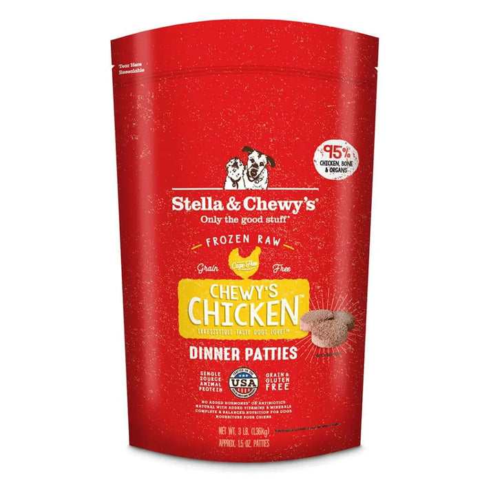 Stella & Chewy Frozen Raw Dinner Patties for Dogs