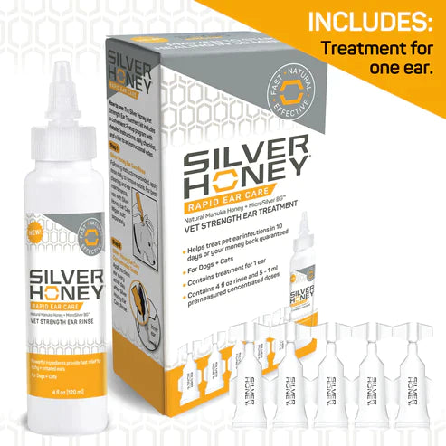 Silver Honey Rapid Ear Care Vet Strength Ear Treatment