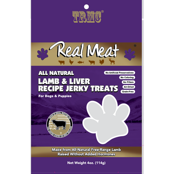 Real Meat Dog Treats Lamb Liver Jerky Treats