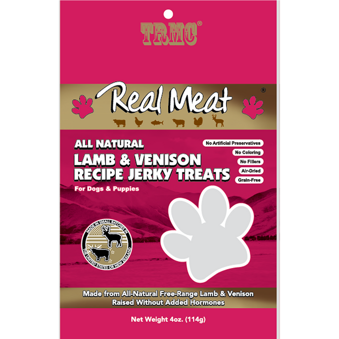 Real Meat Dog Treats Lamb & Venison Jerky Treats