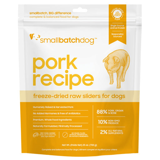 SMALLBATCH FREEZE DRIED SLIDERS FOR DOGS
