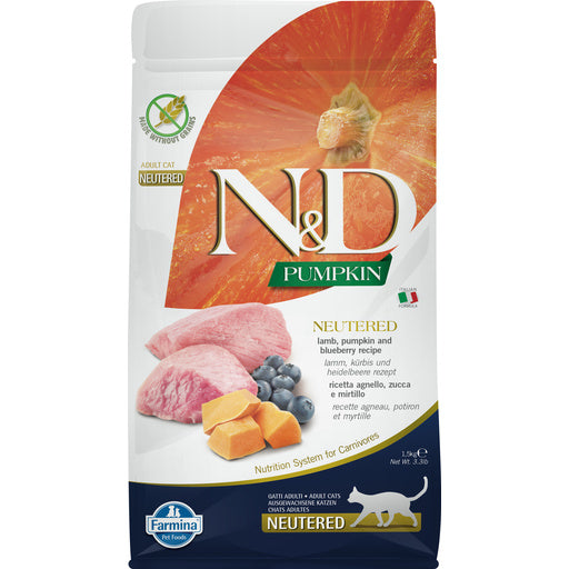 FARMINA N&D CAT PUMPKIN DRY FOOD