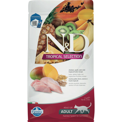 FARMINA N&D CAT TROPICAL SELECTION DRY FOOD