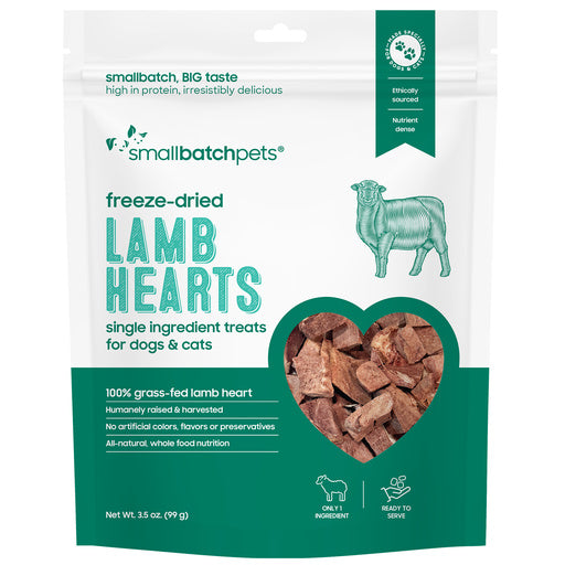 SmallBatch Cat and Dog Freeze Dried Hearts Treats