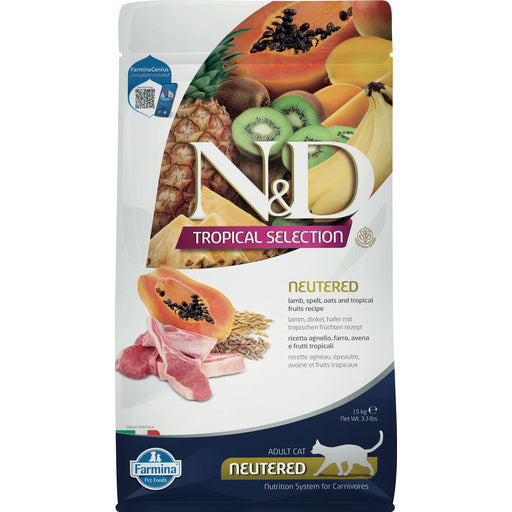 FARMINA N&D CAT TROPICAL SELECTION DRY FOOD