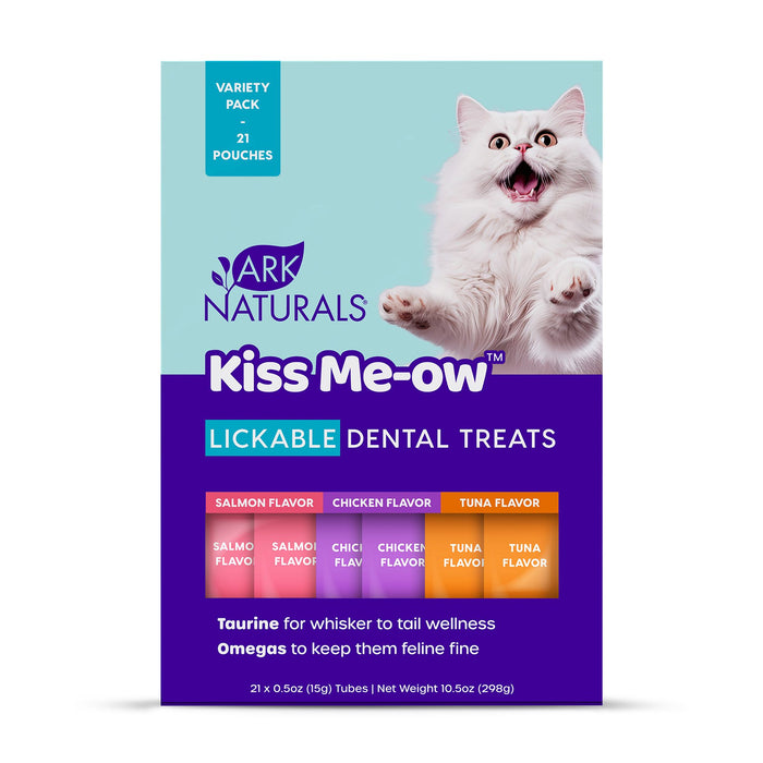 ARK NATURALS KISS ME-OW LICKABLE DENTAL TREATS VARIETY PACK